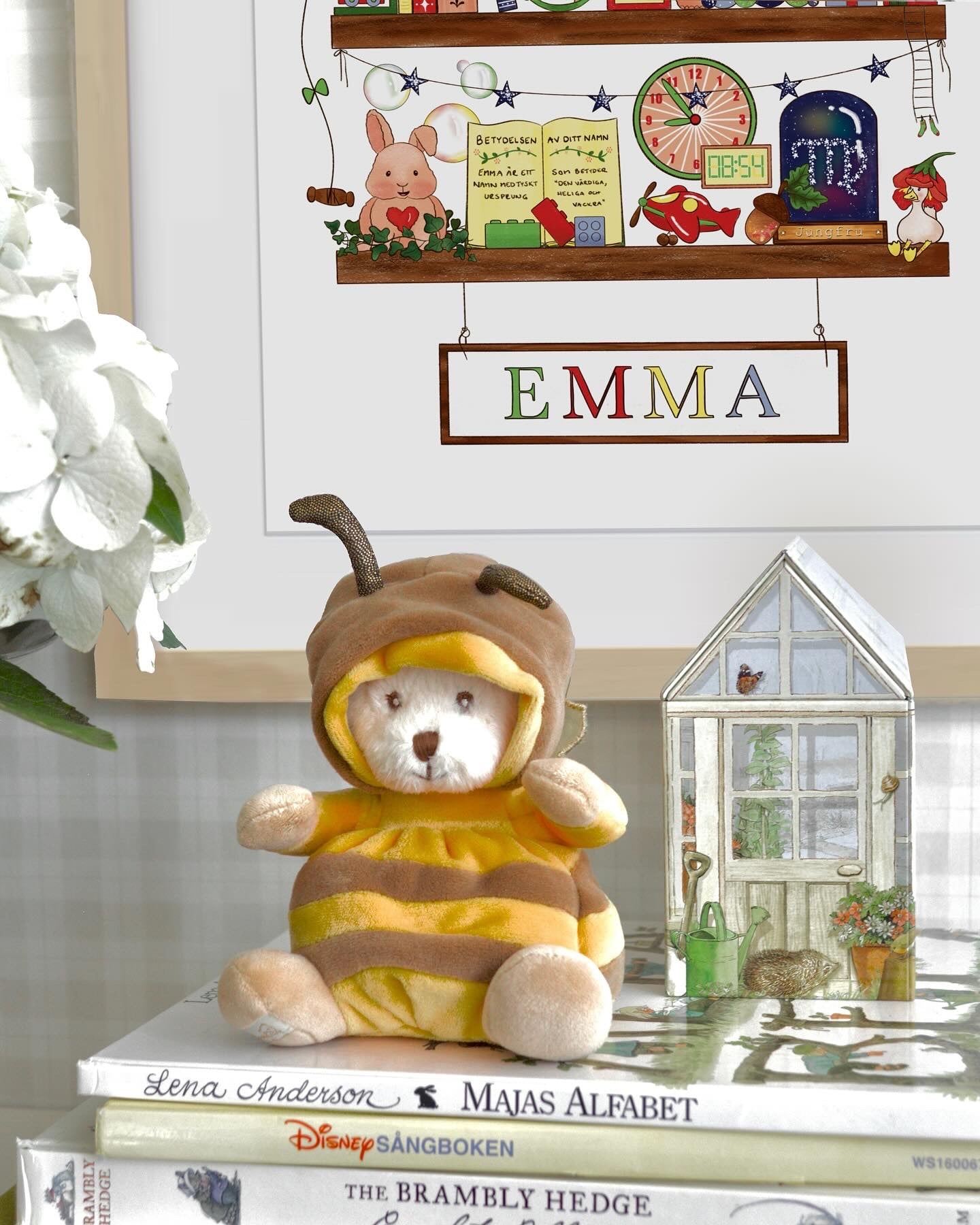 Myself On A Shelf - Personlig barntavla - Rainbow